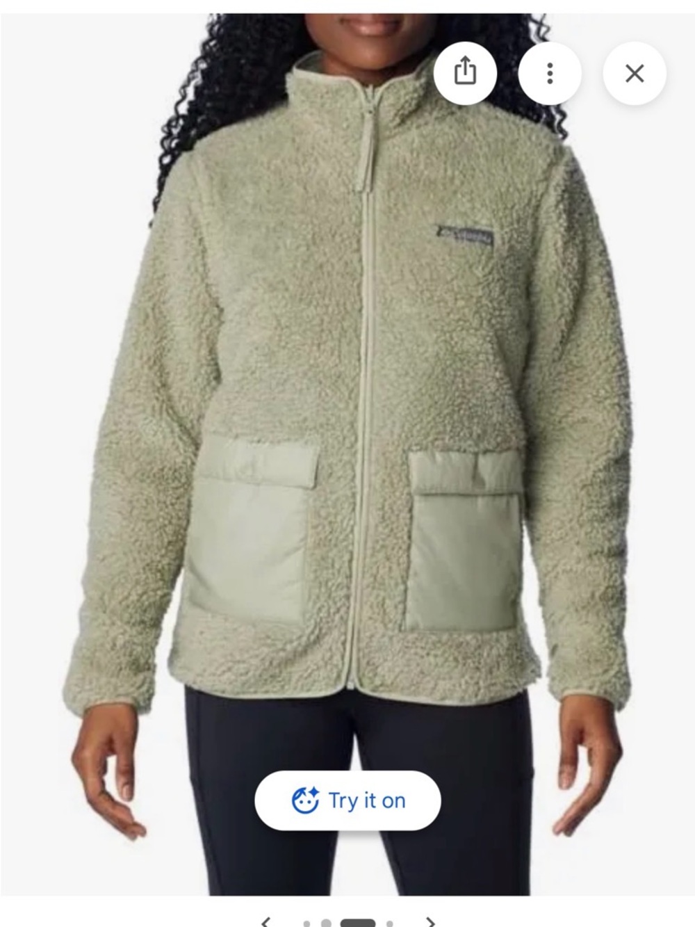 Columbia Women's Olive Green Drop Ridge Interchange Jacket 3-in-1 - Picture 6 of 12